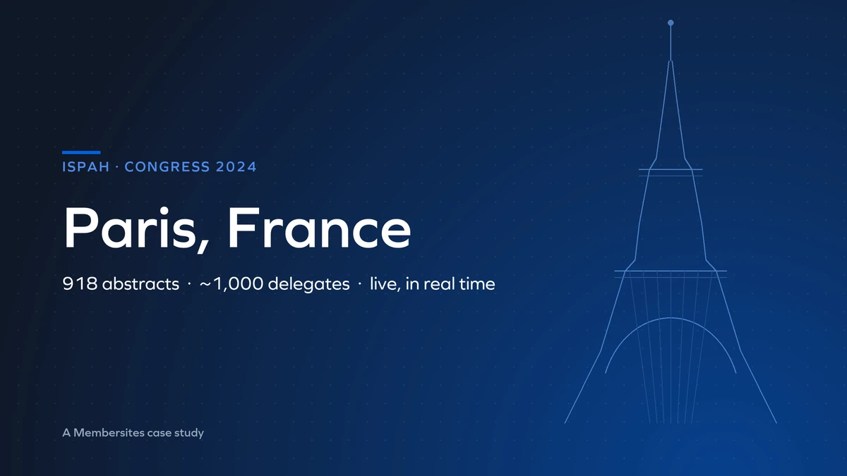ISPAH Congress 2024 Paris cover v3